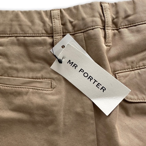 Mr. P • Straight-Leg Garment-Dyed Cotton-Twill Bermuda Shorts - Picture 5 of 7